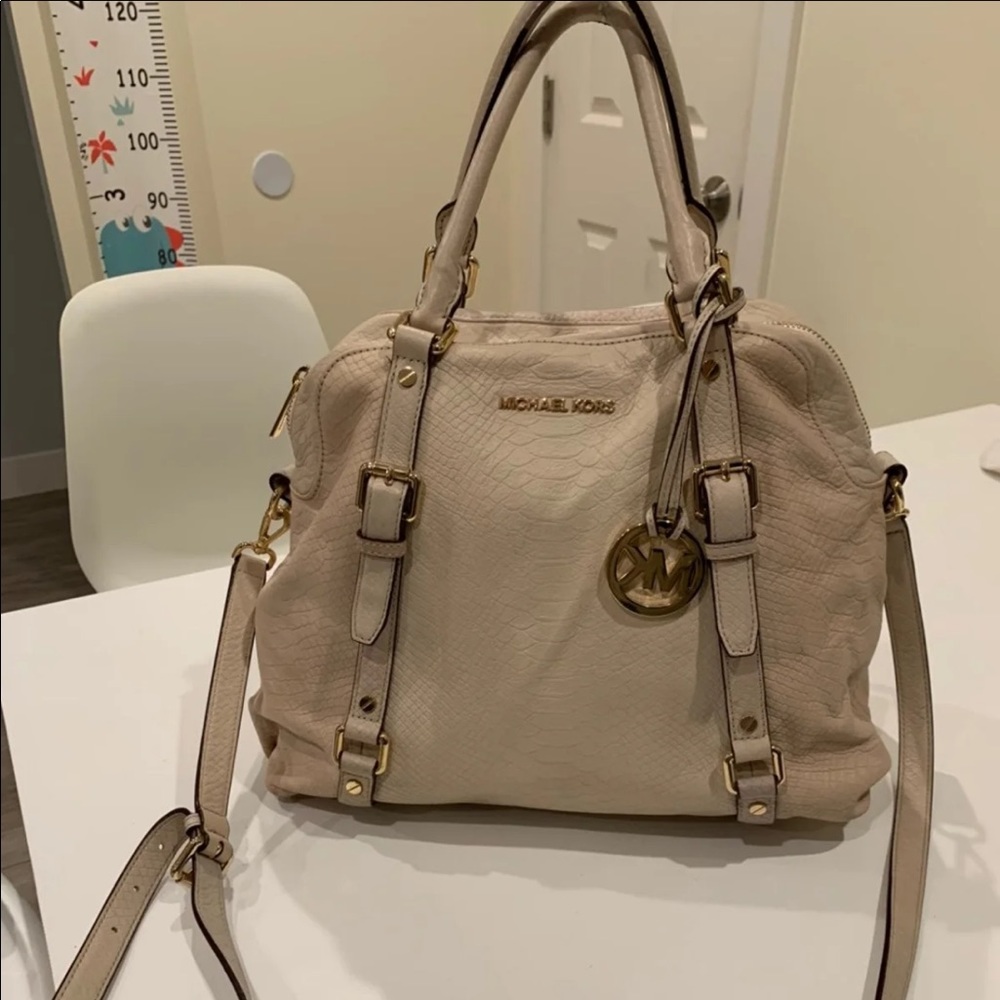 Michael Kors large Bedford bowling satchel